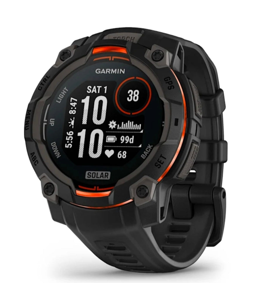 Instinct 3 – 45mm, Solar (Black)