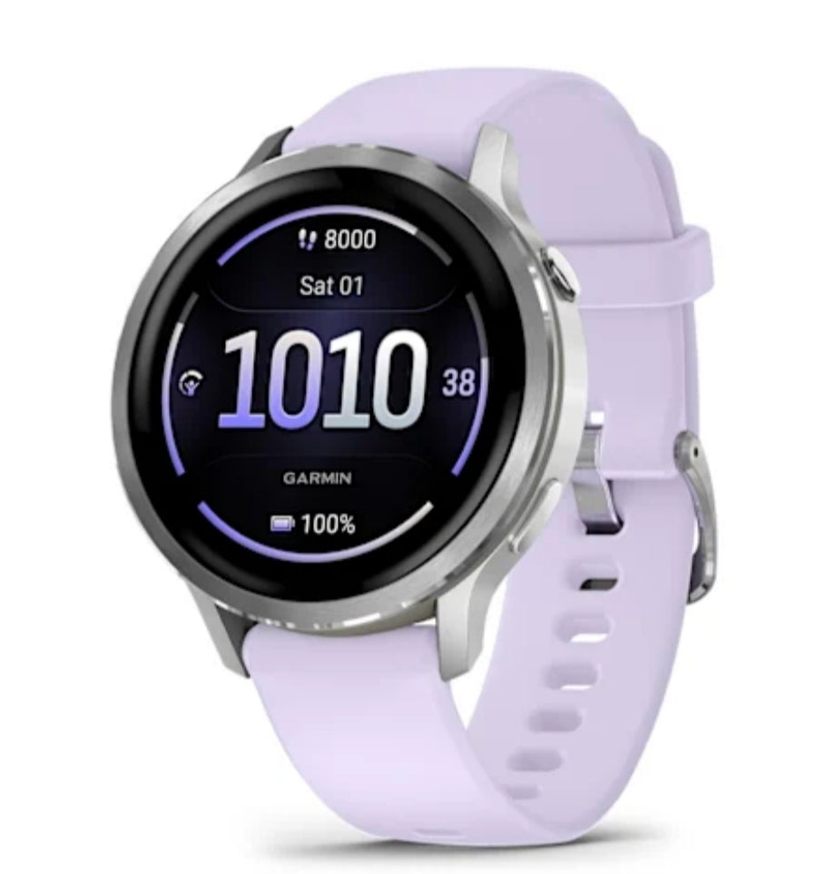 Venu 4 - 41mm (Silver, Periwinkle)